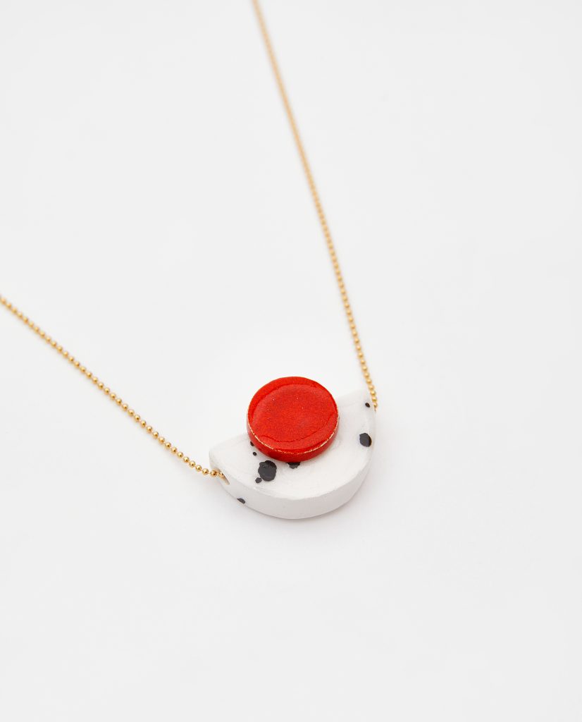 COLLAR POP SPLASH de La Polaca, collares de cerámica hecha a mano