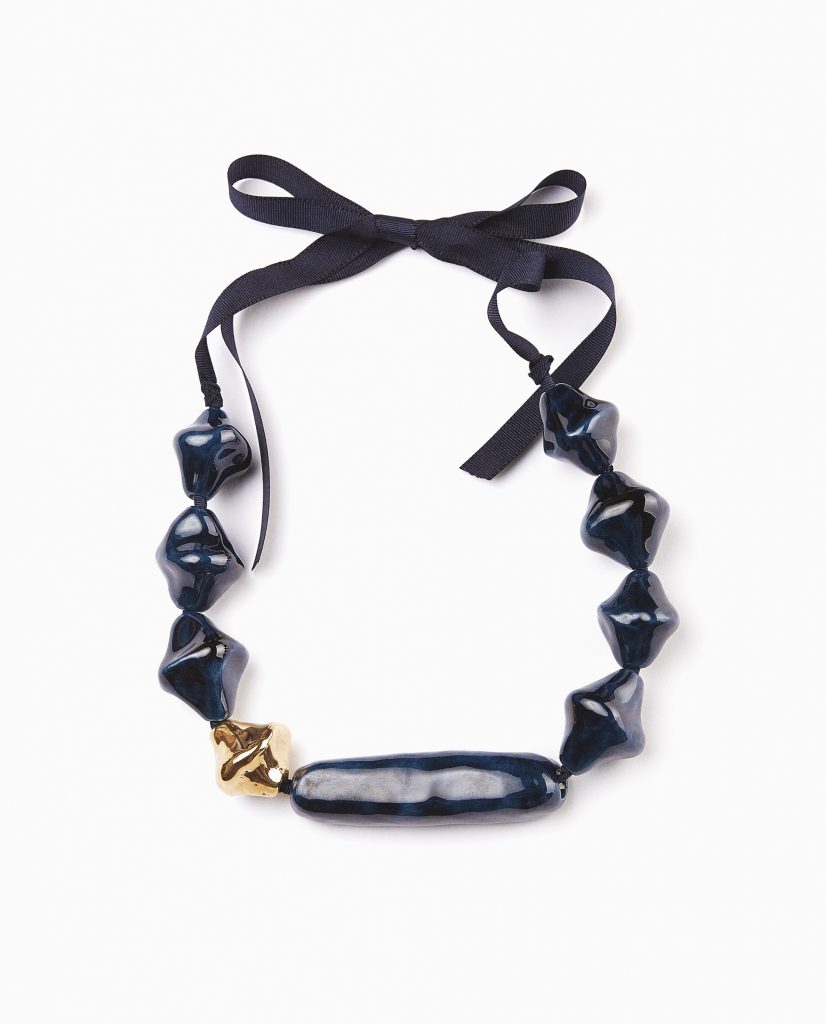 Collar Frida de La Polaca, collares de cerámica hecha a mano