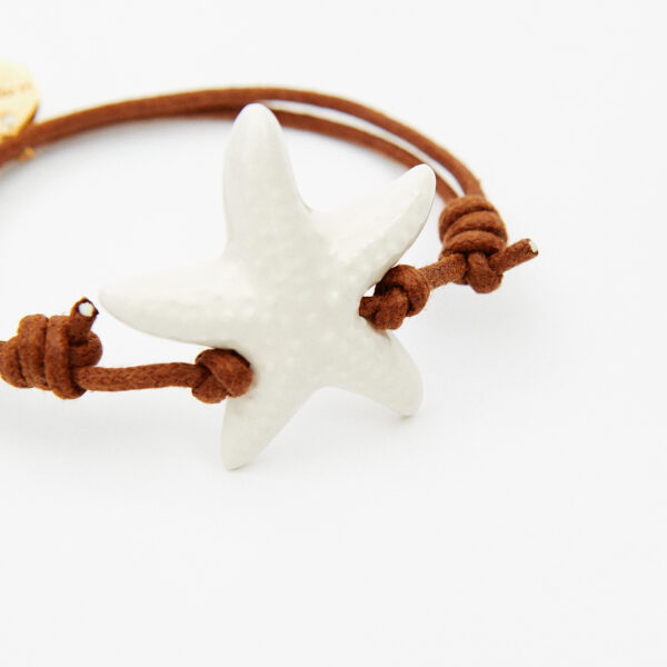 Pulsera ESTRELLA blanca G.
