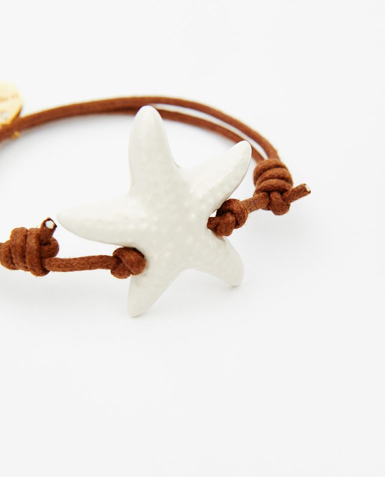 Pulsera ESTRELLA blanca G.