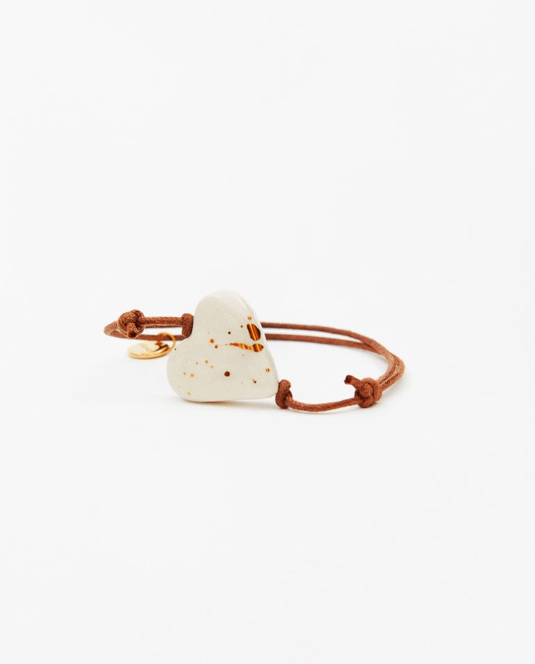 Pulsera cordón corazón m.