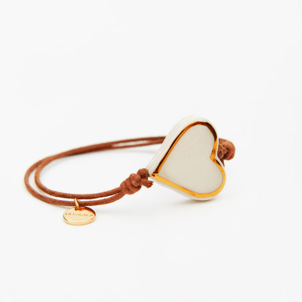 Pulsera cordón corazón m.