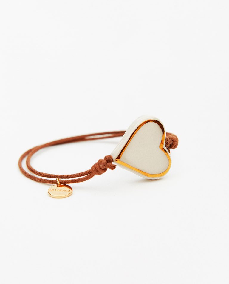 Pulsera cordón corazón m.