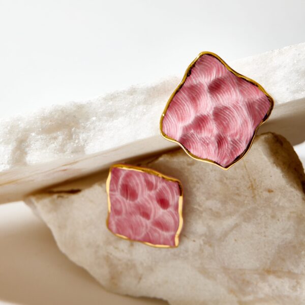 Pendientes SOTAVENTO rosa