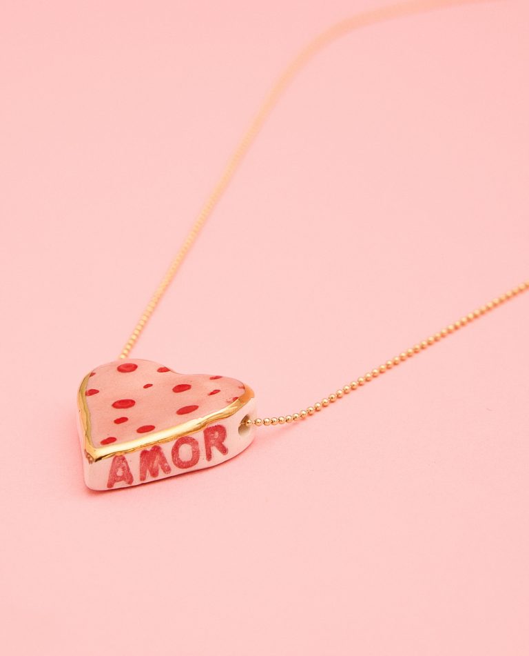 Collar corazón AMOR 8