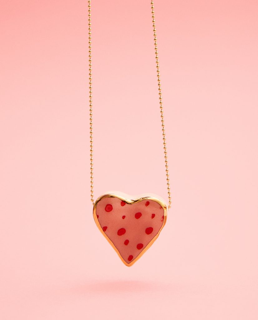 Collar corazón AMOR 8