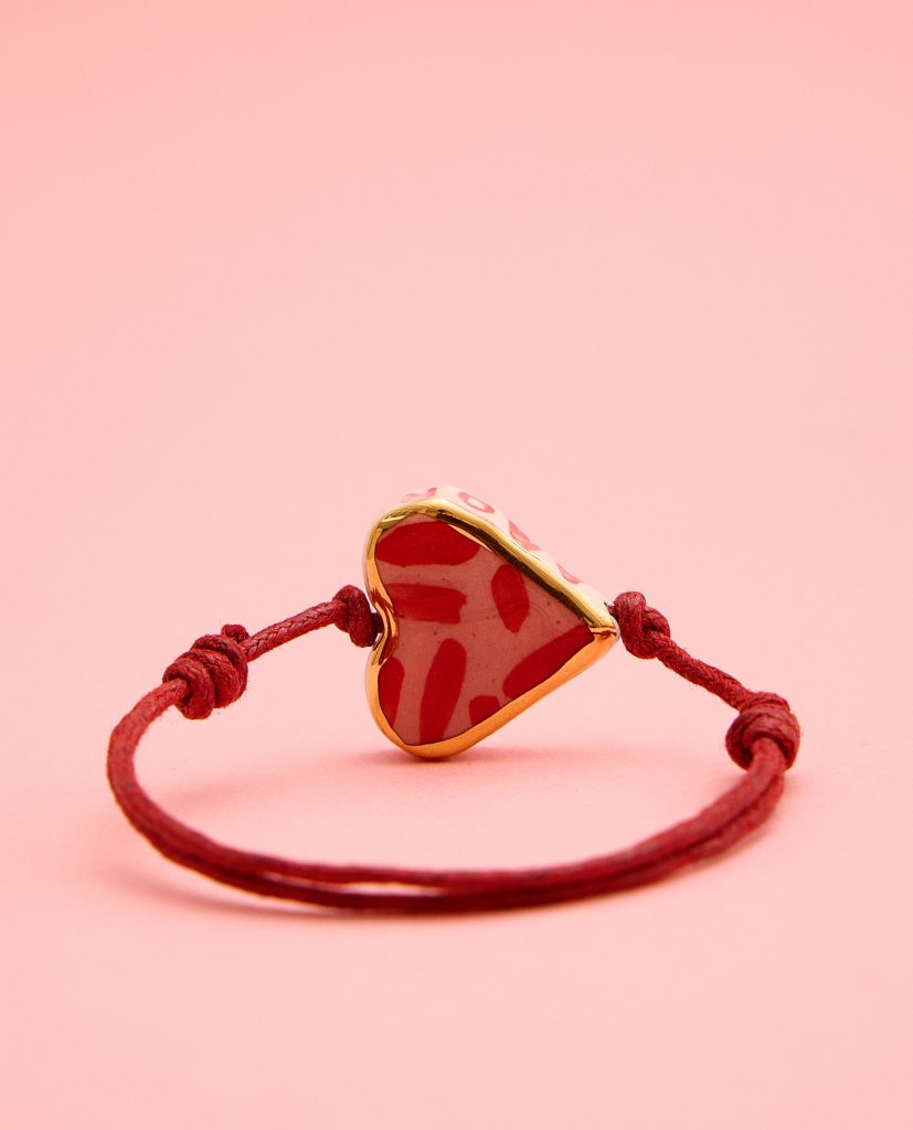 Detalle de PULSERA AMOR ROSA 4 de La Polaca