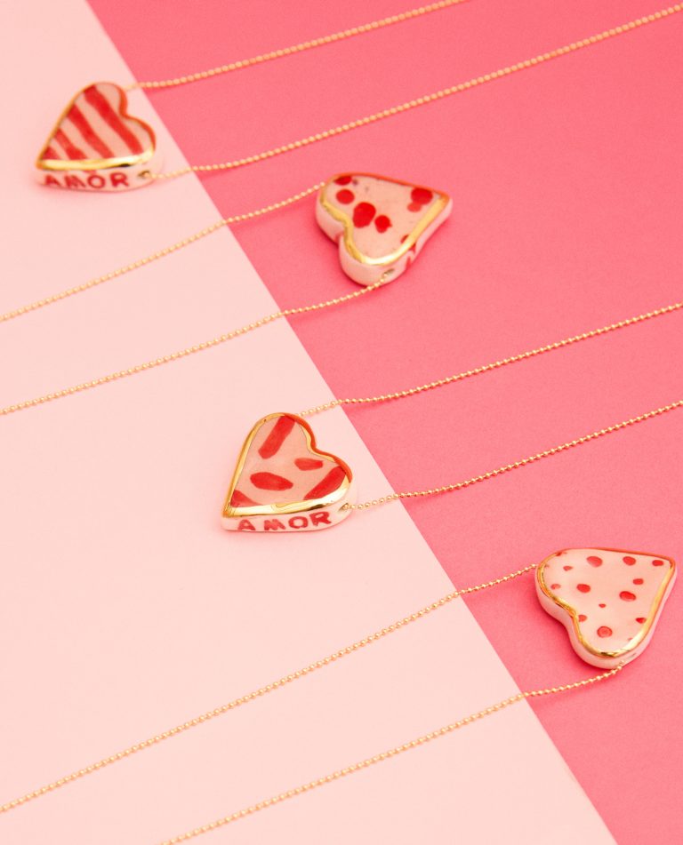 Collar corazón AMOR 8