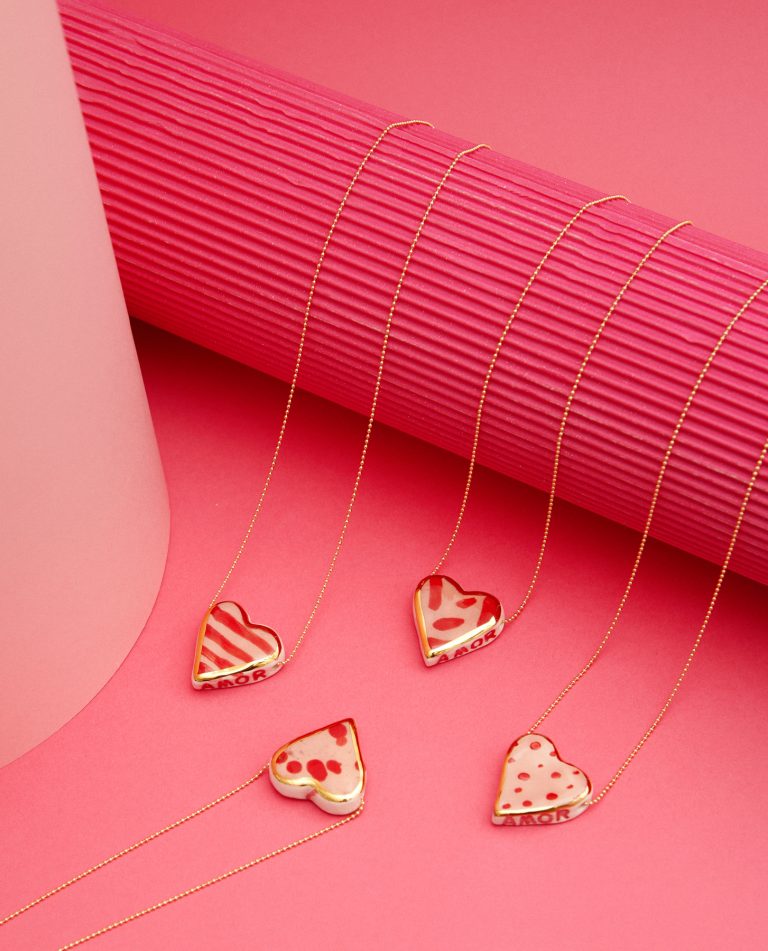 Collar corazón AMOR 8