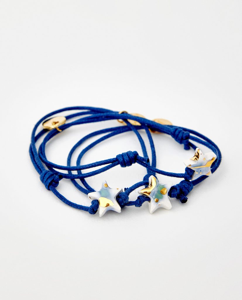 Detalle de PULSERA ESTRELLA CIELO de La Polaca