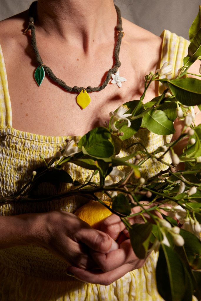 COLLAR FINO de La Polaca, collares de cerámica hecha a mano