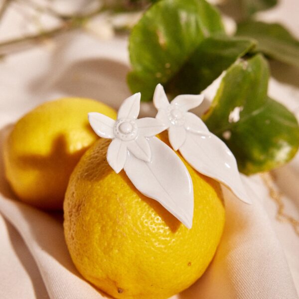 PENDIENTES HOJA + AZAHAR