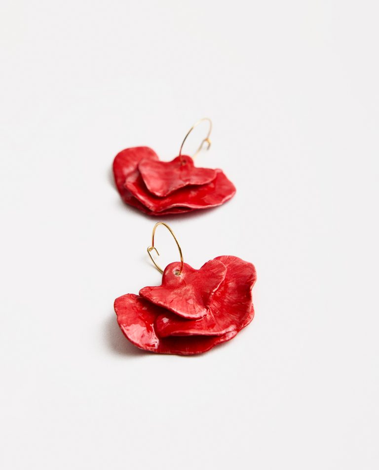 AROS MAXI CLAVEL ROJO