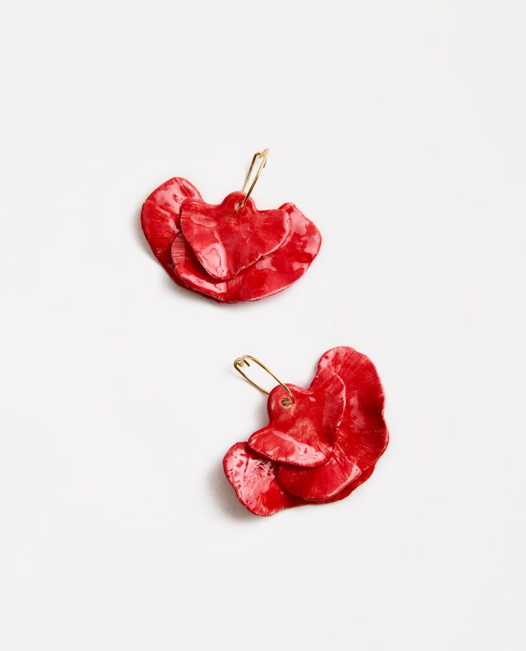 AROS MAXI CLAVEL ROJO