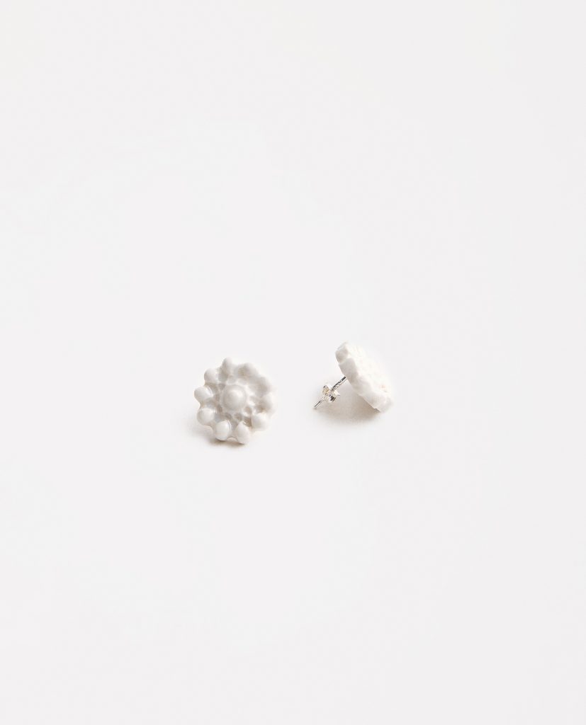 PENDIENTES PEGADOS BOTÓN