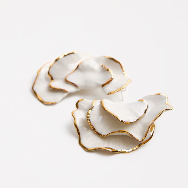 PENDIENTES XL CLAVEL ORO