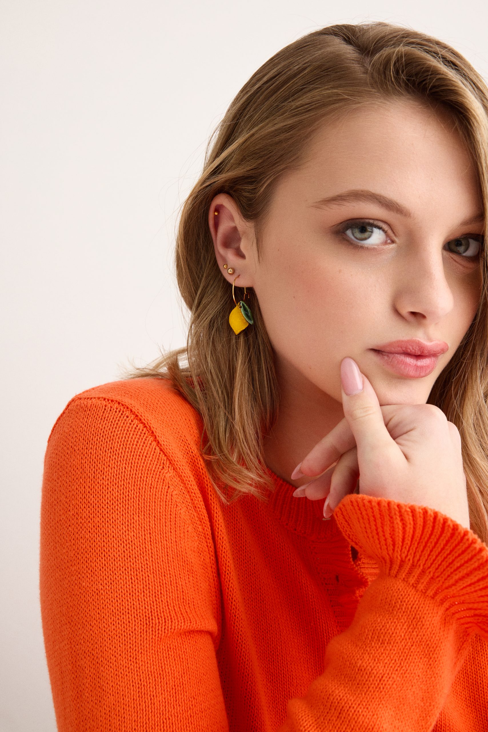 ARITOS GERBEL LIMÓN/HOJA