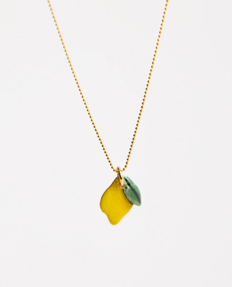 COLLAR LIMÓN/HOJA