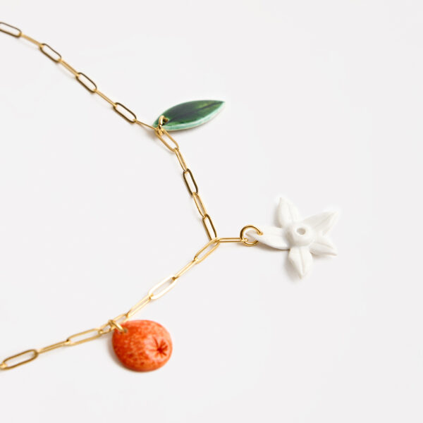 COLLAR 3 PIEZAS NARANJA