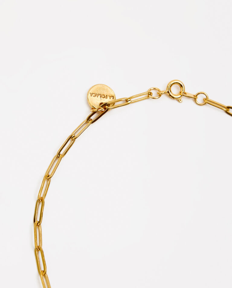 COLLAR CLAVEL ROJO & ORO