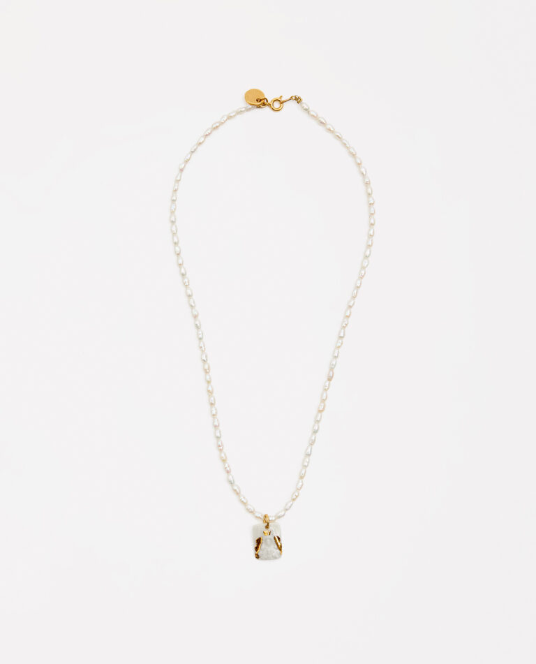 COLLAR PERLAS VIRGEN ROCÍO MINI