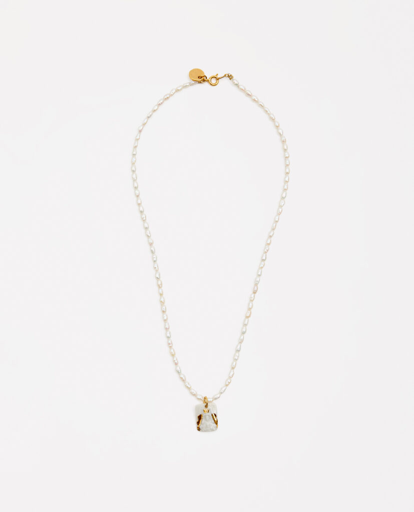 COLLAR PERLAS VIRGEN ROCÍO MINI