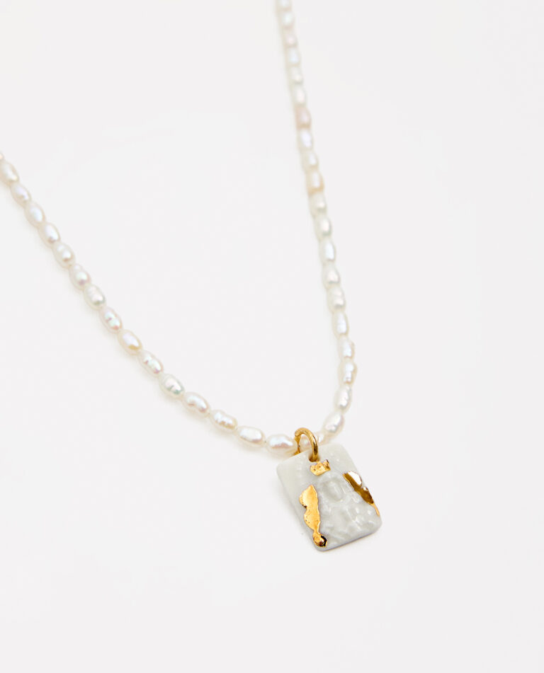 COLLAR PERLAS VIRGEN ROCÍO MINI