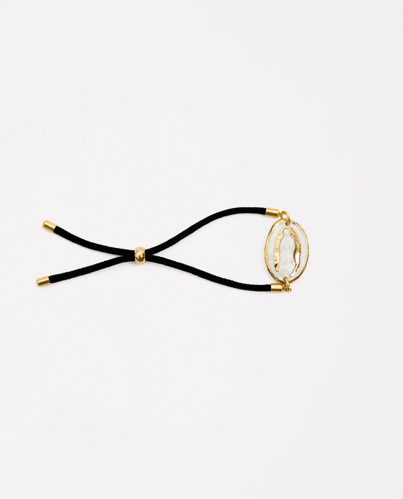 Detalle de PULSERA GUADALUPE de La Polaca