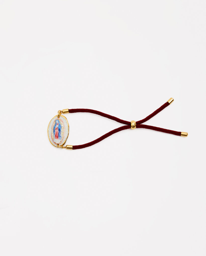 Detalle de PULSERA GUADALUPE de La Polaca