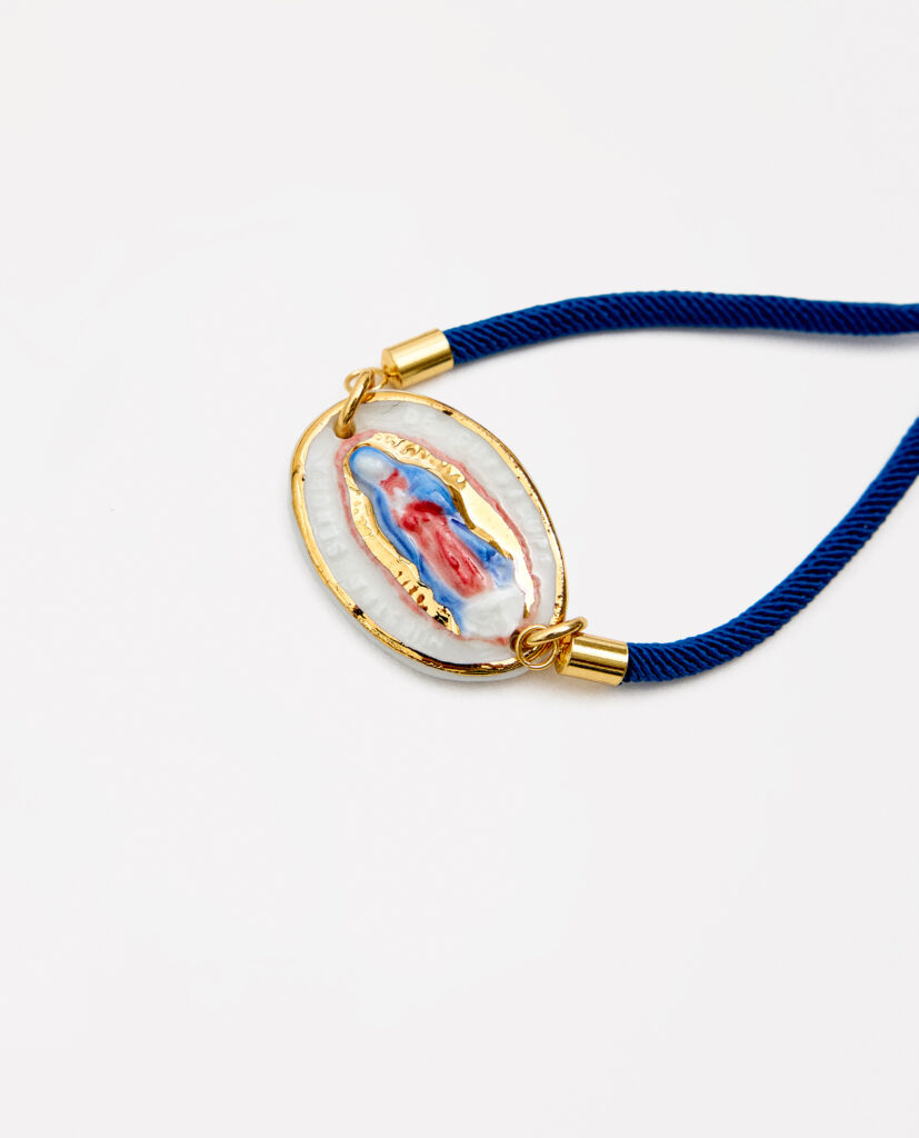 Detalle de PULSERA GUADALUPE de La Polaca