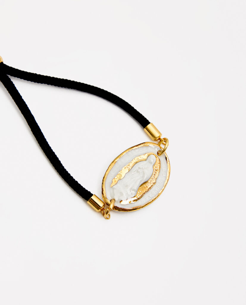 Detalle de PULSERA GUADALUPE de La Polaca