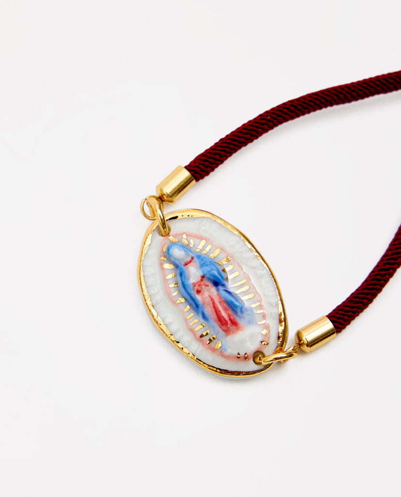 Detalle de PULSERA GUADALUPE de La Polaca