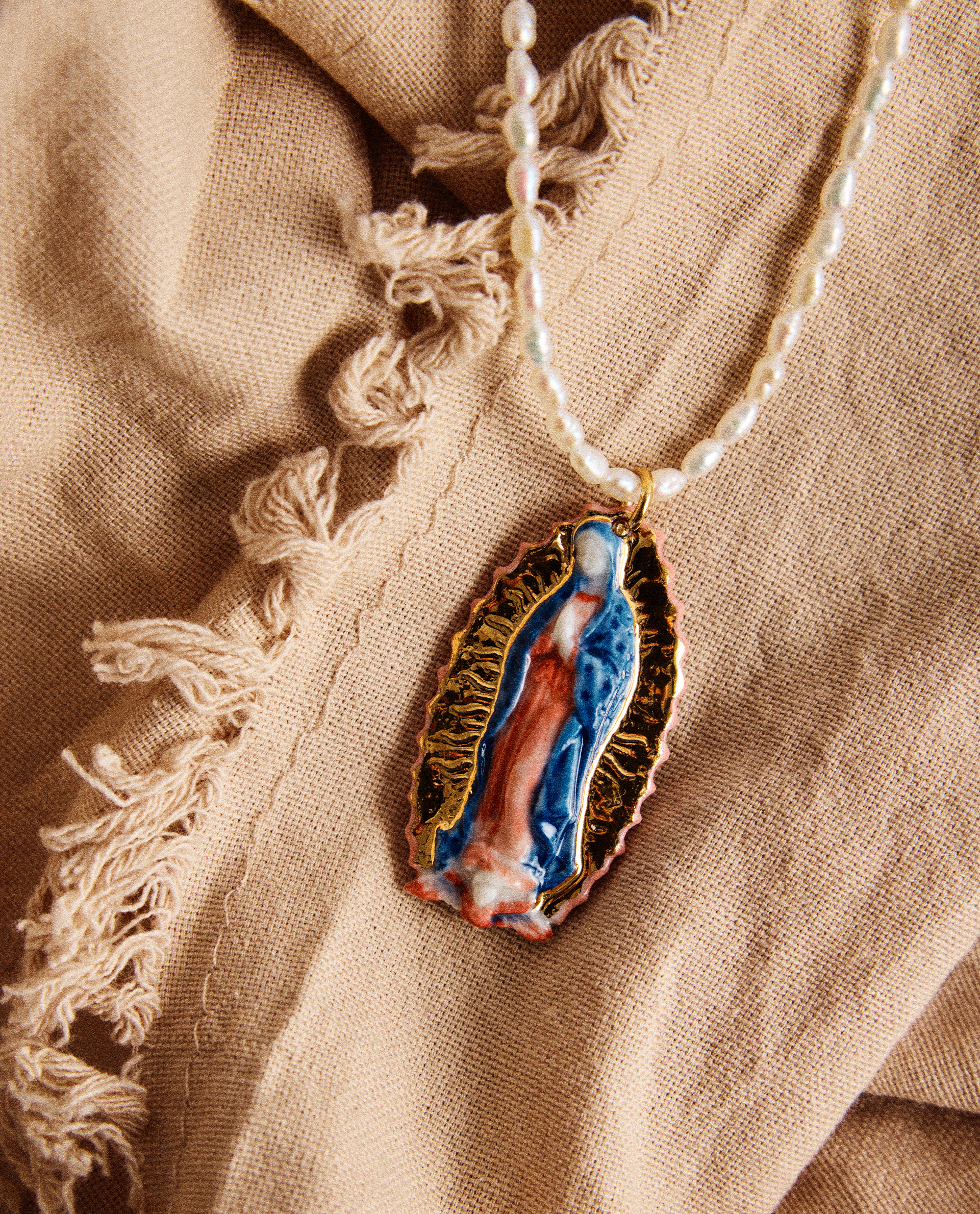 COLLAR PERLAS GUADALUPE GR.