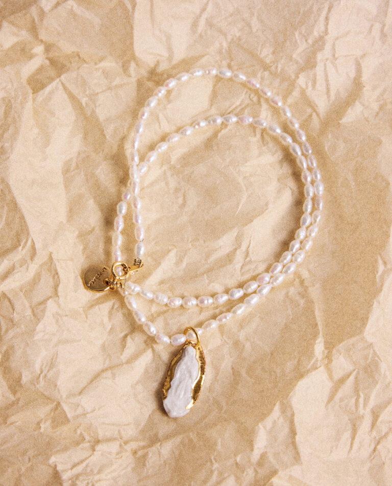 COLLAR PERLAS GUADALUPE MINI