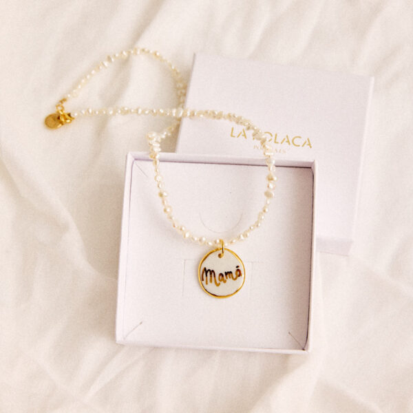 COLLAR PERLAS MAMÁ