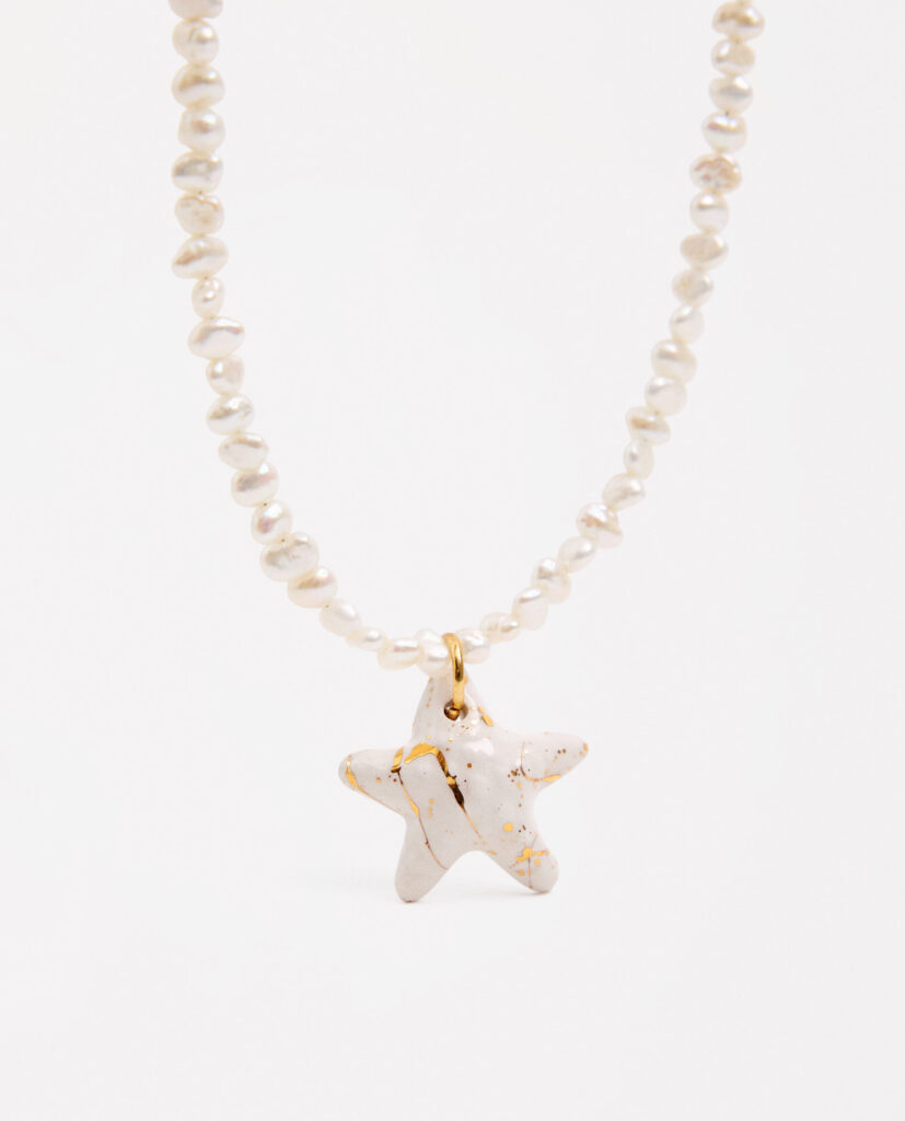 COLLAR PERLAS ESTRELLA DE MAR